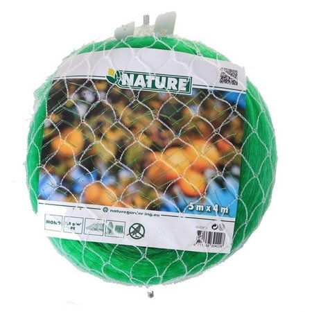 NATURE Mono Anti-Vogelnet, 6x6mm, Groen, 5m x 4m