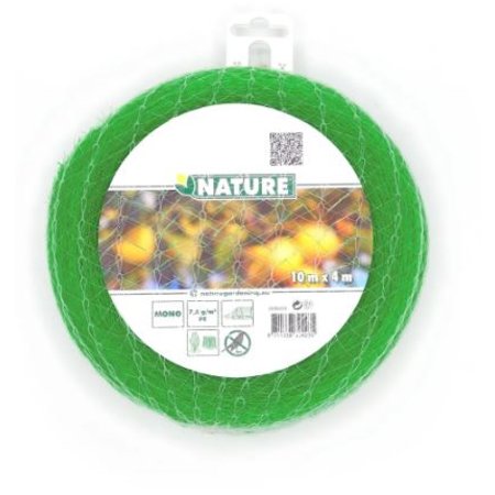 NATURE Mono Anti-Vogelnet, 6x6mm, Groen, 10m x 4m