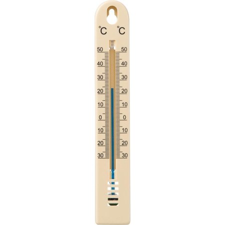 NATURE Thermometer Beige Kunststof, 17 cm