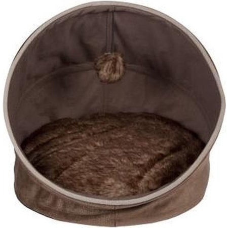 COSY & TRENDY Hondenmand Bruin, 46x43x43cm, Met Los Kussentje, Rond