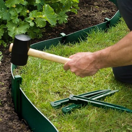 NATURE Grondpennen voor Borderranden, H26,5cm - Groen, 10 Stuks