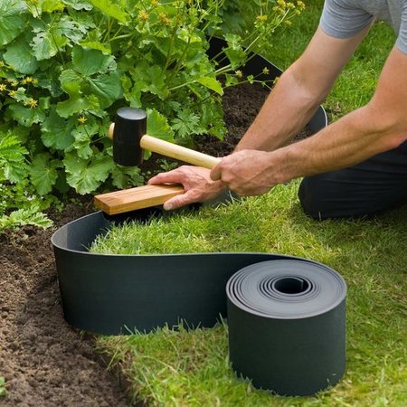 NATURE Grondpennen voor Borderranden, H26,5cm - Zwart, 10 Stuks