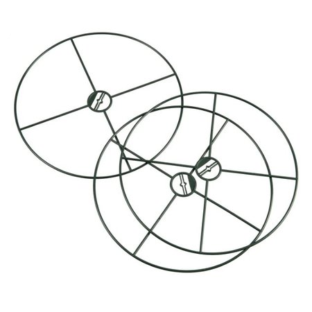 NATURE Plantensteunen Rond, Groen - Ø40 cm - 3 Stuks