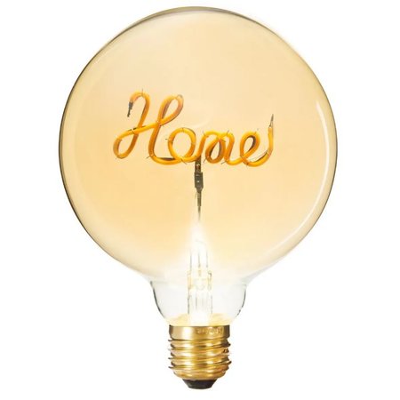 ATMOSPHERA LED-Woordlamp 'Home' - Amber D.13 cm, E27