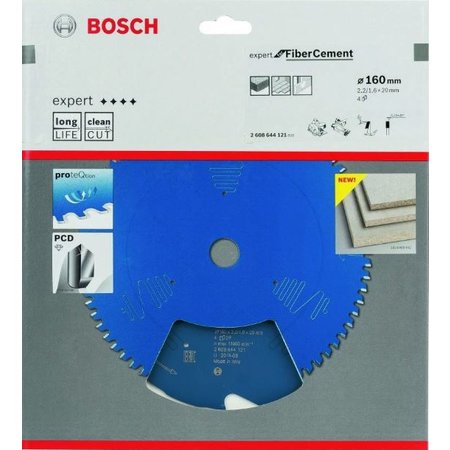 BOSCH Cirkelzaagblad Expert Fibre Cement 160x20x2.2/1.6x4T