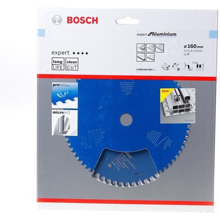 BOSCH Cirkelzaagblad Expert Aluminium 160 x 20 x 2.2/1.6 x 52T