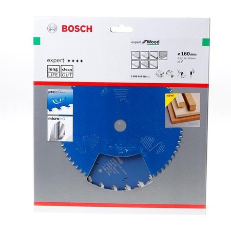 BOSCH Cirkelzaagblad Expert Wood 160x20x2,2/1,6x24T