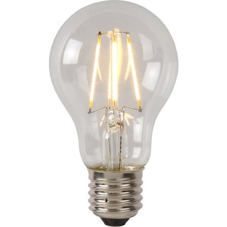 LUCIDE A60 Class A - Filament Lamp - Ø 6 cm - LED - E27 - 1x7W 2700K - Transparant