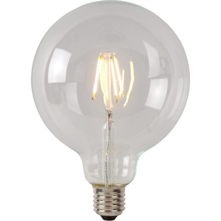 LUCIDE G125 Class A - Filament Lamp - Ø 12,5 cm - LED - E27 - 1x7W 2700K - Transparant