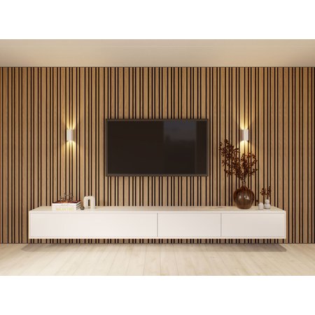 CANDO Decowall Acoustic Blend, Brons Eiken 260x30cm, 2 Stuks 1,56m²