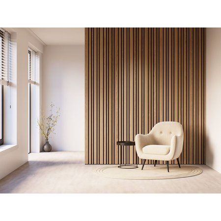 CANDO Decowall Acoustic Blend, Brons Eiken 260x30cm, 2 Stuks 1,56m²