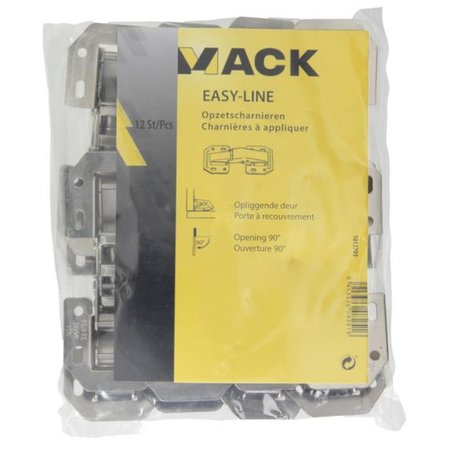 MACK Easy Line Opzetveerscharnier, 10,5cm, 12 Stuks