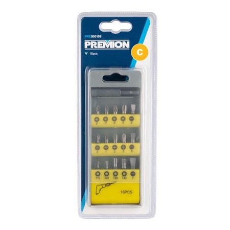 PREMION Bits PRE900109, Set van 16 Stuks