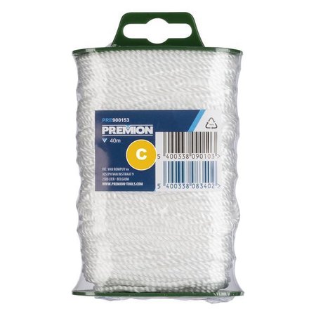 PREMION Bindtouw PRE900153 - 40m - Wit