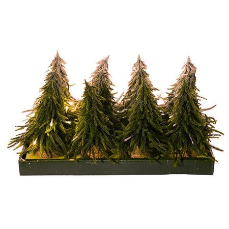 COSY @ HOME Kerstboom S12 Groen Led 20x20xh28cm