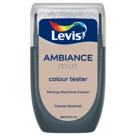 LEVIS Ambiance Tester Muurverf Extra Mat - 30ml - Coarse Seashell