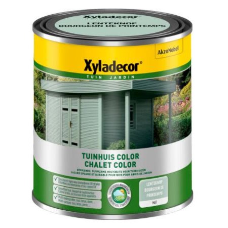 XYLADECOR Color Houtbeits Tuinhuis - 1l - Lenteknop