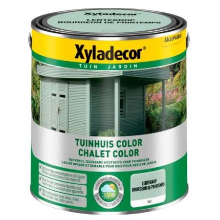 XYLADECOR Color Houtbeits Tuinhuis - 2,5l - Lenteknop