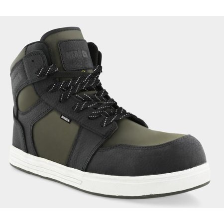 HEROCK Veiligheidssneakers S3S Hoog 'Saron' - Kaki/Zwart - Maat 42