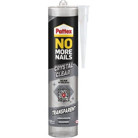 PATTEX No More Nails, Crystal, 290 g