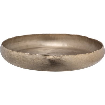 COSY @ HOME Schaal - Brushed Goud - 36,5x36,5xh5,5cm Rond