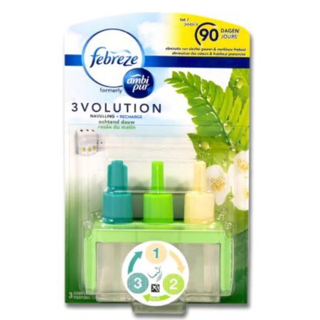 FEBREZE Luchtverfrisser Navulling 3Volution, Ochtenddauw, 20ml