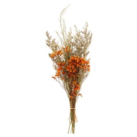 COSY & HOME Boeket met Gedroogde Bloemen - Oranje - Hoogte 60cm