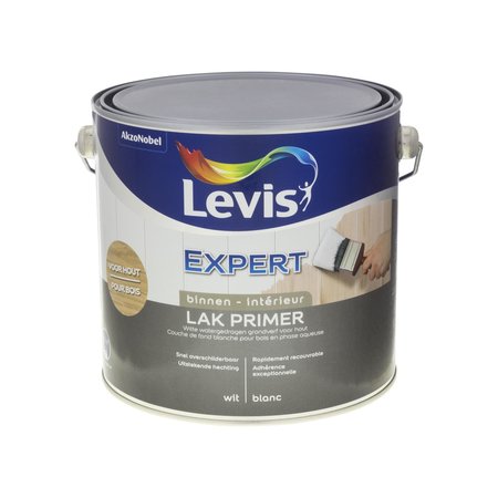 Levis Expert Lak Primer Binnen Wit 2,5L