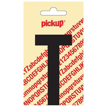 Pickup Plakletter T 90mm Zwart