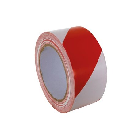 Markeertape 50mmx33m Rood/Wit